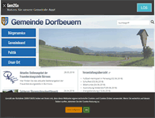 Tablet Screenshot of dorfbeuern.at